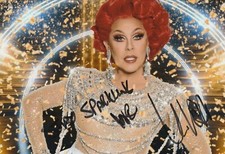 La Voix Hand Signed 6x4 Inch photo RuPaul's Drag Race
