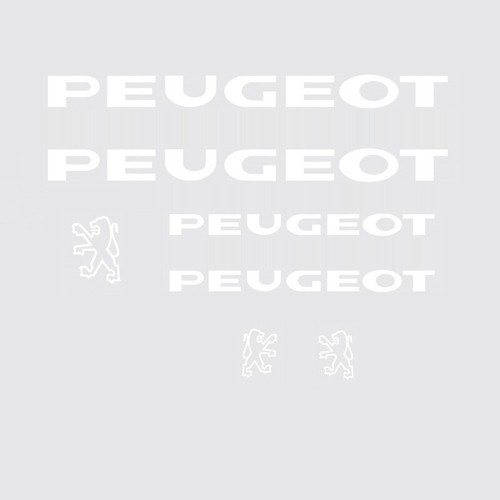 Peugeot bicycle frame - peugeot, stickers
