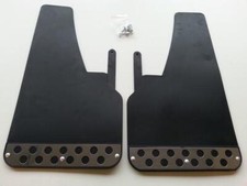 REAR Pair RALLY Mud Flaps Splash Guards suits NISSAN MICRA (MF2/d)