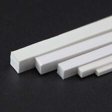 1x1mm -10x10mm ABS Square Bar Styrene Plastic Strips Rod Plasticard 250mm Length