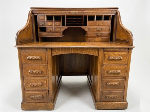 Antique oak roll - oak, top
