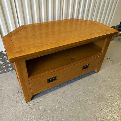 Solid oak corner stand - solid,