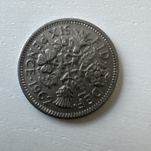 1962 sixpence - 1962,