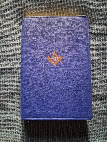 Vintage masonic bible king - vintage,