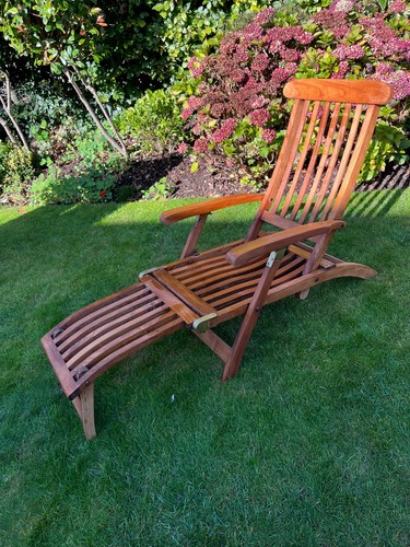 Vintage solid teak steamer - vintage,
