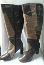 IMPO Patchwork Snakeskin Boots