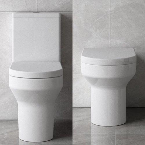 Back wall rimless close - back, &