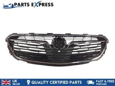 VAUXHALL INSIGNIA B 2017 - 2021 GRILLE MAIN TOP RADIATOR BLACK WITH CHROME TRIMS