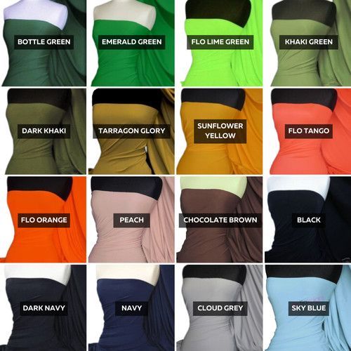 Matte nylon swimwear spandex - matte, 4