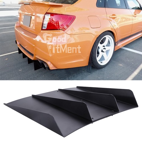 Matte black rear - rear, diffuser