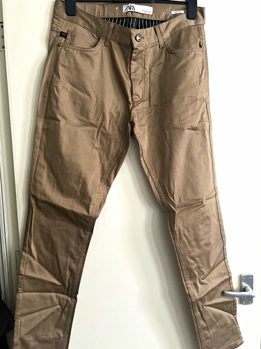 Zara men beige chino - zara,