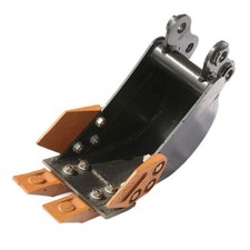 Backhoe Digging Bucket Prevent Wear Compact Accurate Cut Streamlined Strong