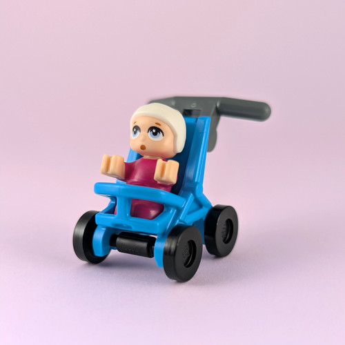 Lego baby minifigure pink - lego, in