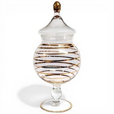 VTG Hand Blown Glass Gold