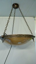 Brass Plafonnier Chandelier
