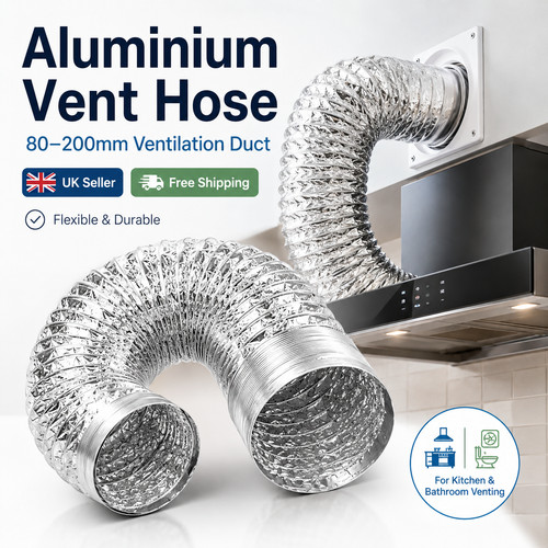 Aluminium ventilation duct - aluminium,