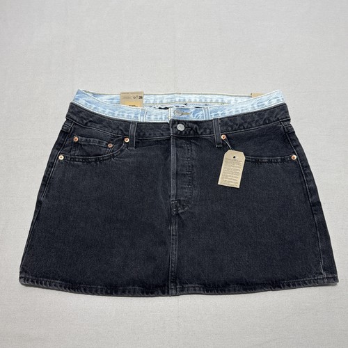 Levi denim skirt womens - denim, w32
