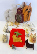 Huge Vtg Silky Terrier Dog