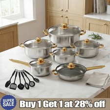 18PCS Induction Non Stick
