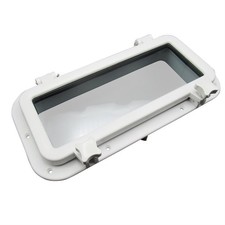 White Rectangle Marine Window