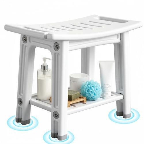 Stool footrest bathroom - footrest, 2-tier