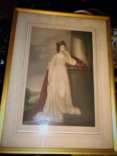 Antique 1916 framed signed - antique,