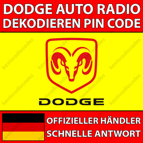 Dodge radio decoding pin - decoding,