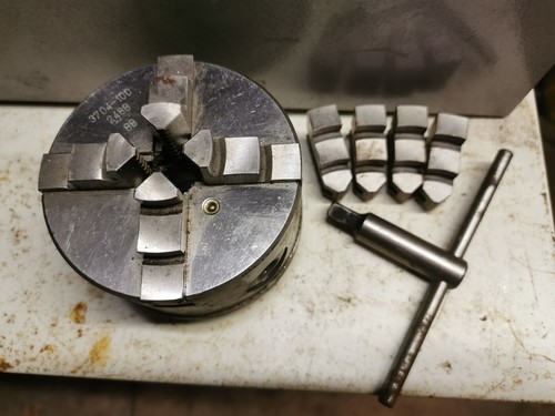 Bison 100mm jaw lathe chuck - jaw,