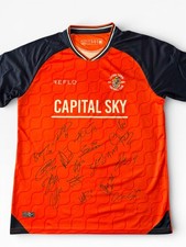 Signed LUTON TOWN Shirt by 18