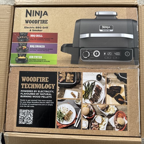 Ninja woodfire electric bbq - woodfire,