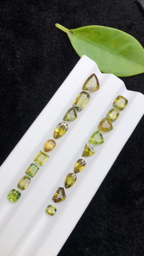 45ct natural green sphene - 8.45ct,