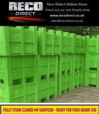 USED RIGID PLASTIC PALLET BOX