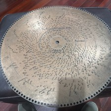 Antique Music Box Tin Disc  