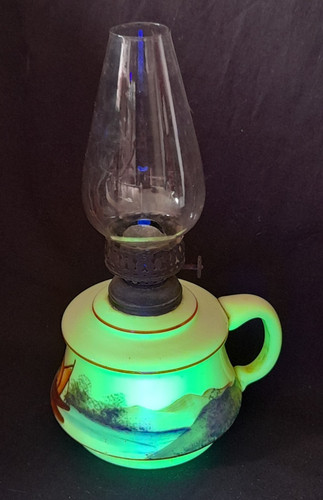 Antique uranium custard glass - custard,