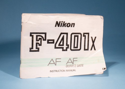 Nikon 401x instruction - nikon, f-401x