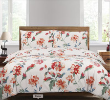 Vantona Super King Duvet Set, Abby Floral Design, New in original Package