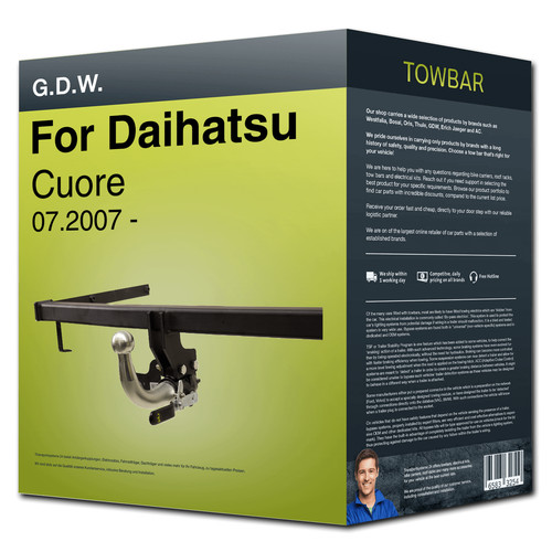 Towbar detachable for - detachable, ›for