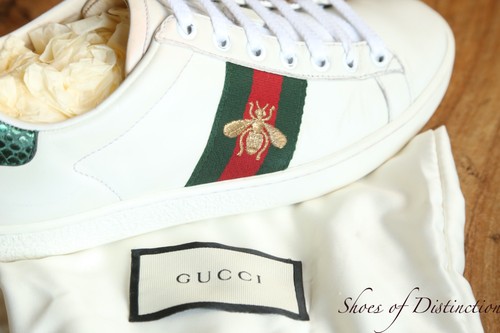 Gucci ace white leather - gucci,