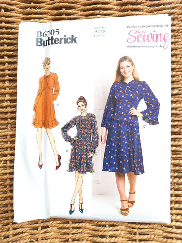 New butterick b6705 tea - new, dress