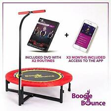 Boogie Bounce 12345678 Mini Adult Fitness Trampoline With Instructional DVD