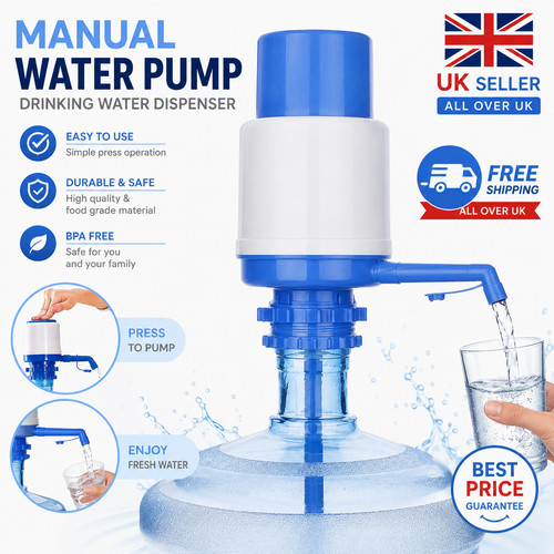 Manual water pump dispenser - water,
