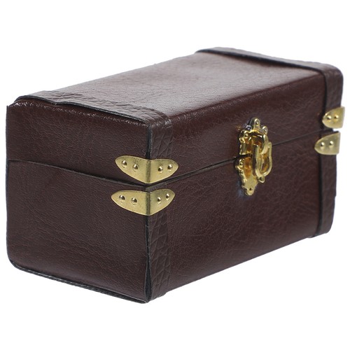 Miniature wooden suitcase - miniature,