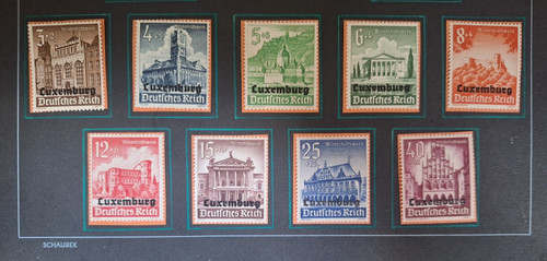 German occupation wwii stamp - german,
