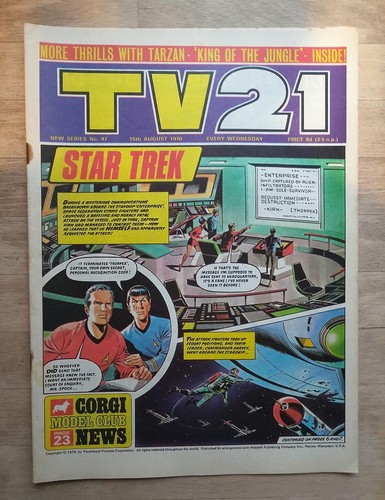 Tv21 comic from 1970 - #47,