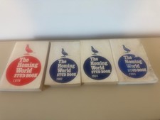British homing world stud books 1978, 1982,84,88 racing pigeon books 