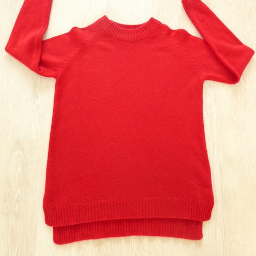 Red cashmere sweater f - sweater, by
