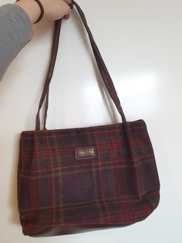 Ladies tweed brown shoulder - ladies,
