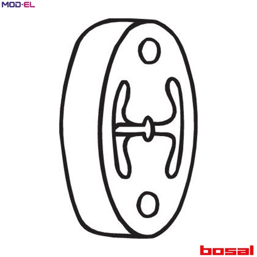 Rubber strip exhaust system - strip,