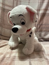 Authentic Genuine Disney Store 101 Dalmatians 35cm Soft Toy Red Collar Stamped
