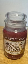 **FINAL PRICE** *'NEVER BEEN USED** **RARE** MerryBerry Large Jar Yankee Candle 